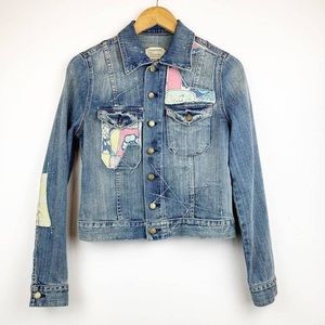 CURRENT/ELLIOTT Size 0 (XS) Jean Jacket